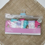 تصویر ست هفت عددی شورت نوزادی دخترانه برند Tu طرح ملکه های دیزنی صورتی رنگ - 18-24 ماه | فروشگاه نام نیکو 