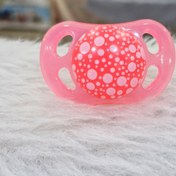 تصویر پستونک تویست شیک صورتی مناسب بدو تولد تا شش ماه 