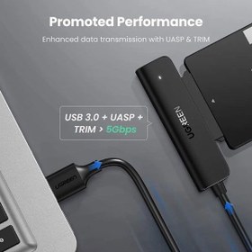 تصویر تبدیل USB-A 3.0 به SATA یوگرین مدل CM321 