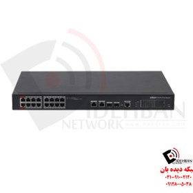 تصویر سوئیچ 16 پورت داهوا DH-PFS4218-16ET-240 16Port managed POE Switch Dahua