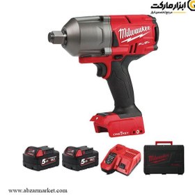 تصویر بکس شارژی میلواکی 3/4 اینچ براشلس 18 ولت لیتیوم مدل M18 ONEFHIWF34-502X 