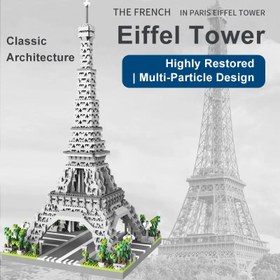 تصویر لگو برج ایفل پاریس 3000+ قطعه 