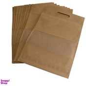 تصویر پاکت زیپ دار مدل کرافت کد 2030 سایز ۲۰×۳۰ سانتی متر بسته 50 عددی 