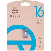 تصویر فلش مموری کوئین تک مدل CELL USB 2.0 ظرفیت 16 گیگابایت Queen tech CELL Flash Memory 16GB