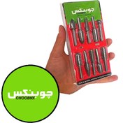 تصویر ست چوب ساب سر دریلی 10 عددی شفت 6.2 CTA فروشگاه چوبنکس 