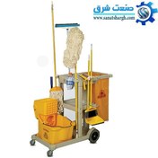 تصویر ترالی نظافت پلاستیکی مهسان 