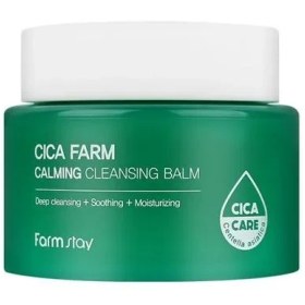 تصویر بالم پاک کننده صورت چندکاره سیکا فارم استی FarmStay Cica Farm Calming Balm 