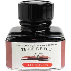 تصویر جوهر خودنویس هربین 30ml Terre De Feu 