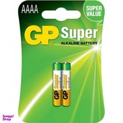 تصویر باتری سایز AAAA جی پی مدل Super Alkaline برای قلم Surface- بسته 2 عددی ا GP Super Alkaline AAAA Battery For Surface Pen - Pack of 2 کد 4076 