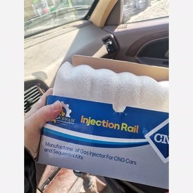 تصویر ریل سوخت و سوزن گاز cng نیسان جایگزین وسام 