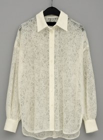 تصویر شومیز سفید ومشکی 