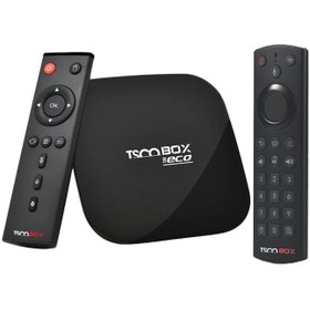 تصویر اندروید باکس تسکو مدل TAB ECO به همراه ریموت کنترل تسکو TRC 182 Android Box Tsco model TAB ECO with Tsco TRC 182 remote control