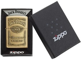 تصویر فندک زیپو جک دنیلز zippo jack daniel's 254BJD