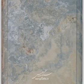 تصویر سنگ قبر مرمر آبی رگه نباتی 