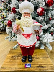 تصویر بابانوئل 45 سانت قناد کریسمس santa 700-7 