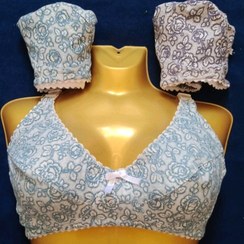 تصویر سوتین نخی خنک گل گلی 