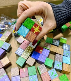 تصویر لگو مگنتی ماینکرافت ۸۳ قطعه Creative World Magnetic Minecraft Blocks – 83-Piece Pixel Build Set for Kids