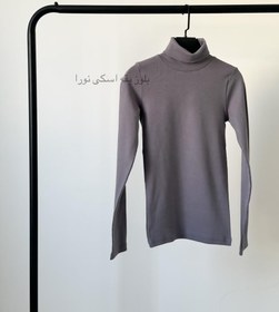 تصویر بلوز یقه اسکی نورا - پنککی / فری سایز مناسب ۳۶ تا ۴۲ Nora Turtleneck blouse