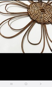 تصویر دیوارکوب حصیری میخک 