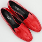 تصویر کفش کالج چرمی شیک زنانه لوفرما 