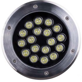 تصویر چراغ دفنی گرد ۱۸ وات ای دی سی 