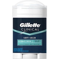 تصویر استیک ضد تعریق مردانه ژیلت (Gillete) سری Clinical مدل Ultimate Fresh وزن 45 گرم ضد تعریق و خوشبو کننده ژیلت