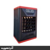 تصویر هیتر گازی آذر تهویه مدل A614 دو دور Gas heater Azar ventilation model A618 two rounds