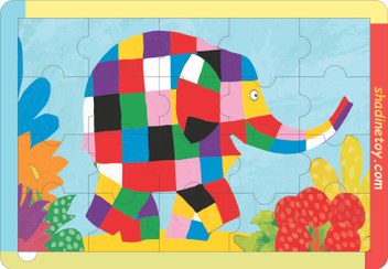 تصویر پازل فیل المر Elmer Puzzle