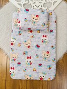 تصویر تشک و بالش نوزادی تترون طرح اسپرت قابل شستشو 