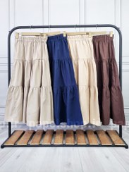 تصویر دامن زنانه چین دار 