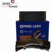 تصویر لنت ترمز کفشکی عقب سمند ملی EF7 پارس آبی Parslent 