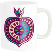 تصویر ماگ طرح انار زیبا 