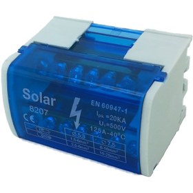 تصویر ترمینال توزیع دو پل 125A مدل 8207/125 SOLAR 