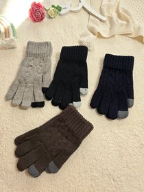 تصویر دستکش انگشت رنگی کد 2025 