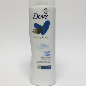 تصویر لوسیون آبرسان بدن داو اصلی مراقبت لایت 48 ساعته با سرم ترمیم کننده سرامید 400 میلی Dove body love light care body lotion 48h with ceramide restoring serum 