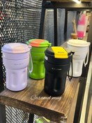 تصویر تراول ماگ دو حالته Live Alone Live Alone two modes Travel Mug