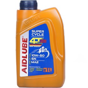 تصویر روغن موتور سیکلت ایدلوب 10W-50 SN AIDLUBE 10W-50 SN