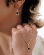 تصویر نیم ست ژوپینگ طرح طلا با نگین سواروسکی 