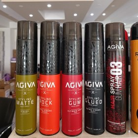 تصویر اسپری حالت دهنده مو آگیوا مدل Styling AGIVA HAIR SPRAY STYLING