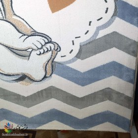 تصویر فرش کودک فانتزی طرح نوزاد-کد 618 