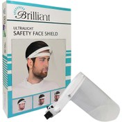 تصویر شیلد محافظ کلاهی متحرک برند Brilliant Face Shield