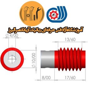 تصویر چرخ‌دنده حلزونی 