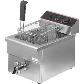 تصویر سرخ کن برقی 1 لگن با تخلیه شیر 