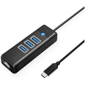 تصویر هاب 4 پورت Type-C اوریکو مدل PW3UR25-C3-015 