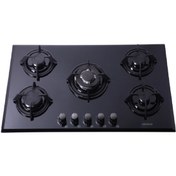 تصویر اجاق گاز رومیزی امرسان مدل EM5HGMC شیشه ای 5شعله 