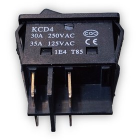 تصویر کلید راکر 30 آمپر مشکی 