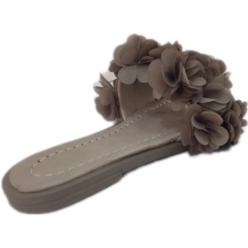 تصویر صندل گلریز رنگ بژ Sandal golriz gold