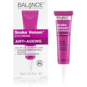 تصویر کرم دور چشم مار بالانس ضد چروک و جوانساز دور چشم مدل Snake Venom Eye Cream 