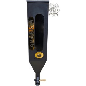 تصویر سیلو قهوه فلزی مشکی 