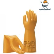 تصویر دستکش عایق برق سکورا مدل ELSEC کلاس ۲ 